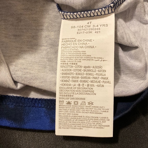 LEVI'S Boys Printed Long Sleeve T-Shirt And Pants 2-Piece Set - Picture 8 of 10